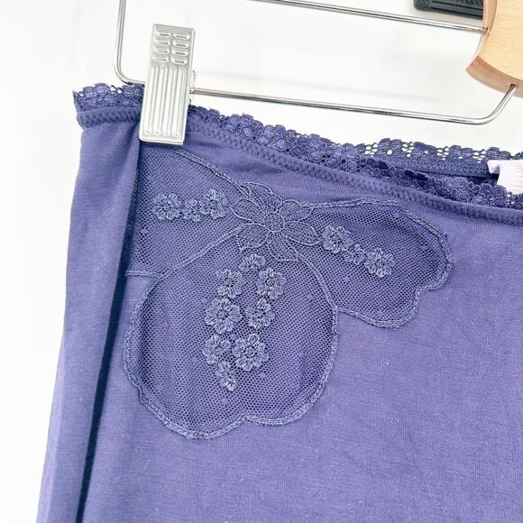 Savage‎ X Fenty Womens Whimsigoth Pull On Lace Inset Sleep Lounge Pants Size XL - Picture 2 of 5